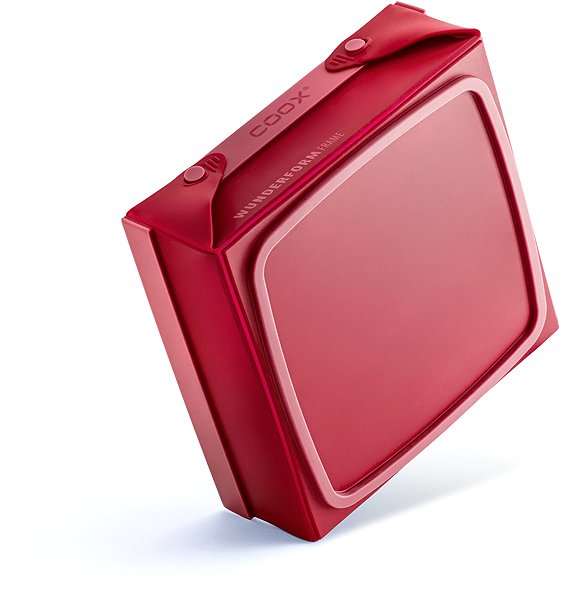Baking Mould COOX Folding silicone mould Wunderform Frame SQ, red ...