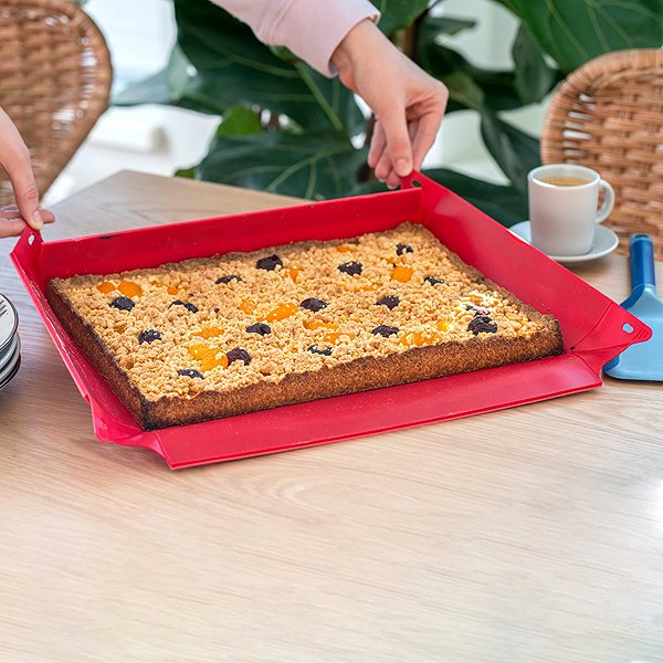Baking Mould COOX Folding silicone mould Wunderform Frame LQ, red ...