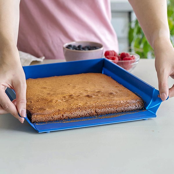 Baking Mould COOX Folding silicone mould Wunderform Frame LQ, blue Lifestyle