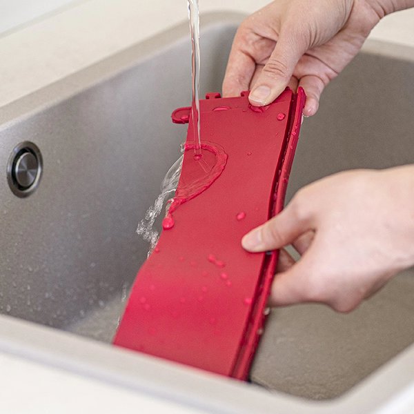 Baking Mould COOX Spring mould diameter 18 cm with glass base and legs, red ...