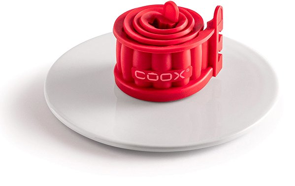 Baking Mould COOX Quiche mould with porcelain base diameter 18 cm, red ...