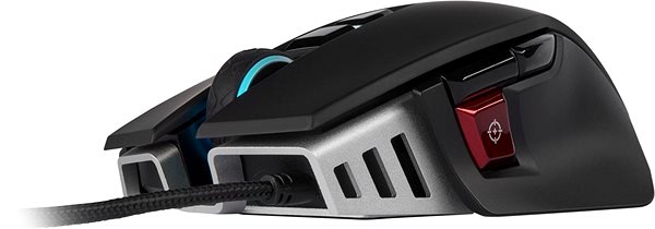 Gaming-Maus CORSAIR M65 RGB ELITE Black Seitlicher Anblick