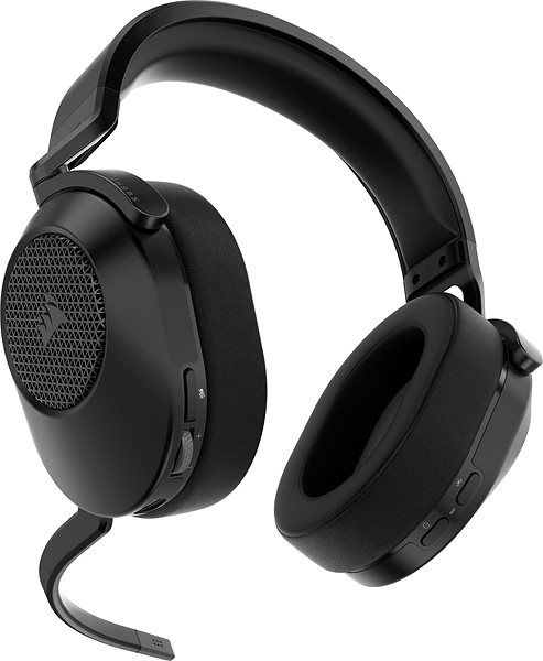 Gaming-Headset CORSAIR HS65 WIRELESS Carbon ...