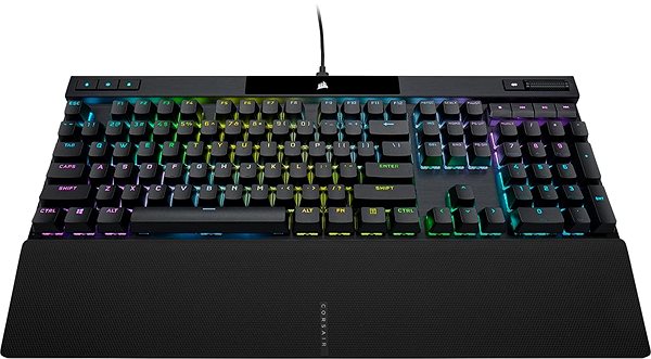 Gaming-Tastatur Corsair K70 RGB PRO Cherry MX Brown - US Seitlicher Anblick