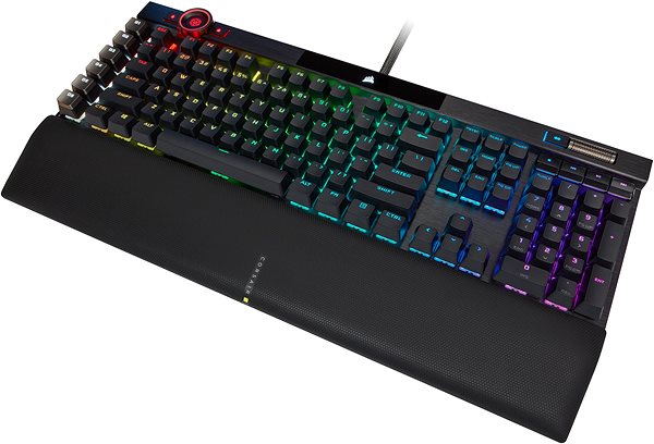 Gaming Keyboard Corsair K100 RGB OPX - US Lateral view