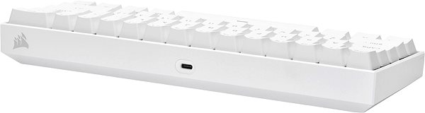 Gaming-Tastatur Corsair K65 Mini White RGB Red - US Anschlussmöglichkeiten (Ports)