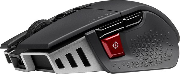 Gaming-Maus Corsair M65 RGB ULTRA WIRELESS Seitlicher Anblick