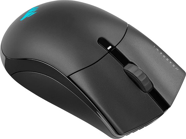 Gaming-Maus Corsair SABRE RGB PRO WIRELESS CHAMPION SERIES Gaming Mouse Seitlicher Anblick