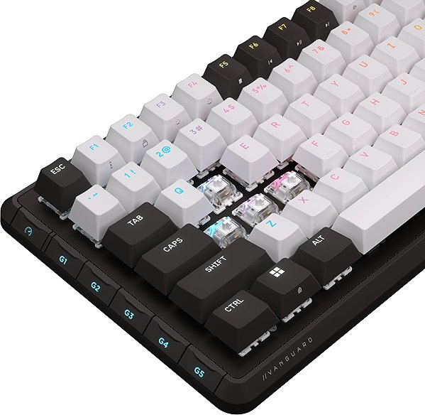 Gaming Keyboard Corsair VANGUARD 96-MLX Plasma Dual Tone - US ...