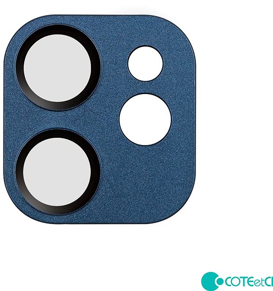 Objektiv-Schutzglas COTEetCI Kameraglas für das Apple iPhone 12 Mini 5.4'' blau Screen