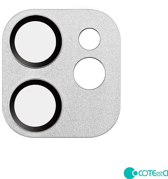 Objektiv-Schutzglas COTEetCI Kameraglas für Apple iPhone 12 Mini 5,4'' - silber Screen