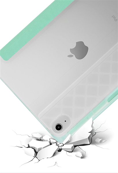 Tablet-Hülle COTEetCI Silikonhülle mit Apple Pencil Steckplatz für das iPad mini 6 grün Lifestyle