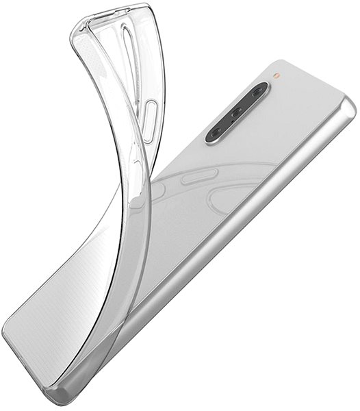 Kryt na mobil MG Ultra Clear 0,5 mm kryt na Sony Xperia 10 V, priesvitný ...