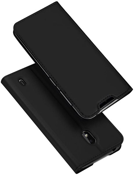 Puzdro na mobil DUX DUCIS Skin Pro knižkové kožené puzdro na Nokia 2.2, čierne ...