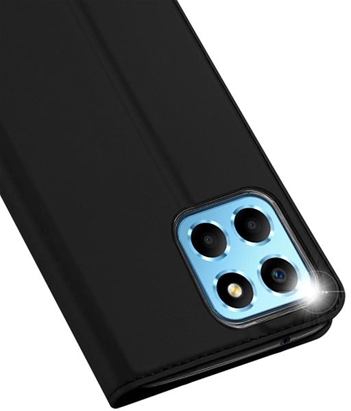 Puzdro na mobil DUX DUCIS Skin Pro knižkové puzdro na Honor X8 5G, čierne ...