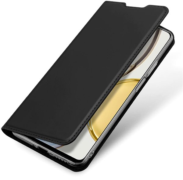 Puzdro na mobil DUX DUCIS Skin Pro knižkové kožené puzdro na Honor X30/X9/Magic4 Lite, čierne ...