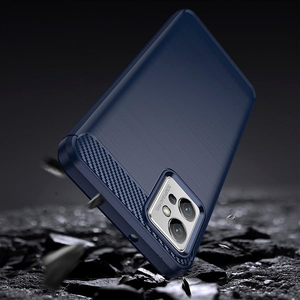 Kryt na mobil MG Carbon kryt na Motorola Moto G32, modrý ...
