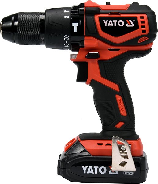 Cordless Drill Yato Impact Drill AKU 18V LI-ION, 600-2000 rpm. ...