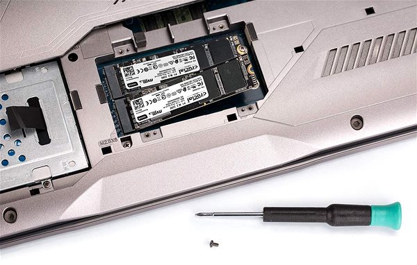 SSD meghajtó Crucial P1 500GB M.2 2280 SSD Csatlakozási lehetőségek (portok)