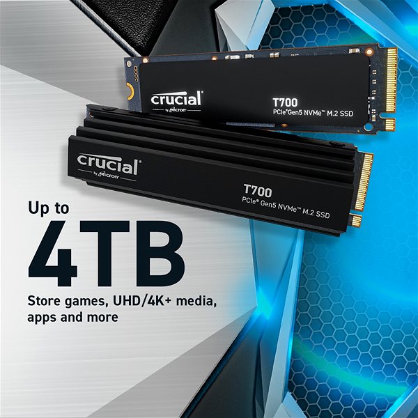 SSD meghajtó Crucial T700 1TB with heatsink ...