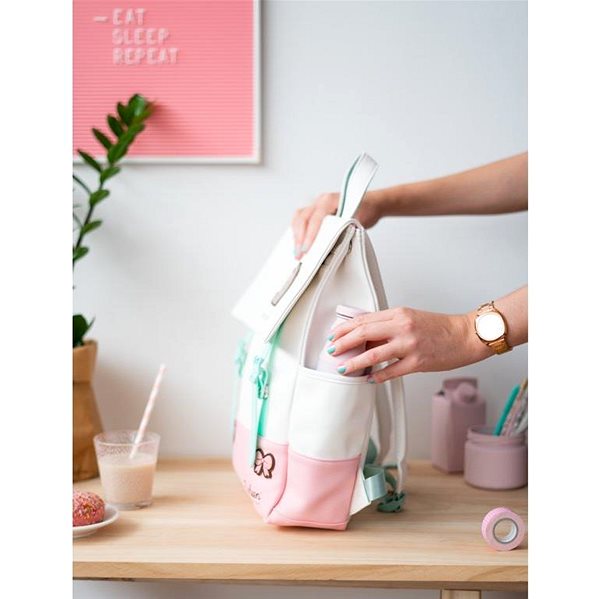 School backpack GRUPO ERIK Pusheen: Rose .