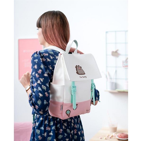 School backpack GRUPO ERIK Pusheen: Rose .