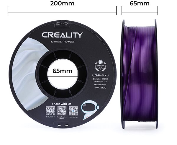 Filament Creality CR-Silk Purple ...