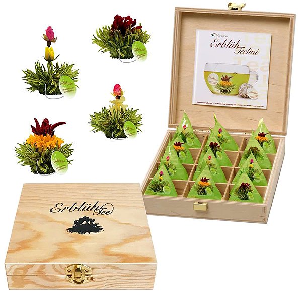 Tea Creano Teelini Green Tea Collection, 12 pcs .