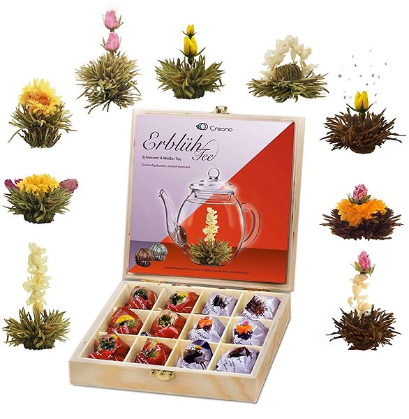 Tea Creano Black & White Tea Collection, 12 pcs .