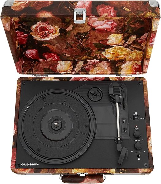 Turntable Crosley Cruiser Deluxe BT - Floral Features/technology