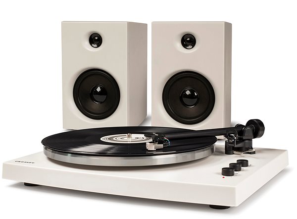 Lemezjátszó Crosley T150 - White Oldalnézet