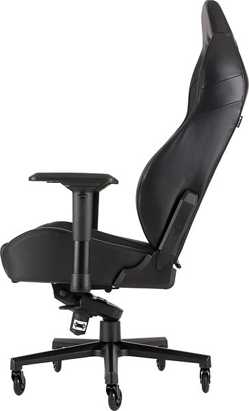 Gaming Chair Corsair T2 2018, Black-black Lateral view