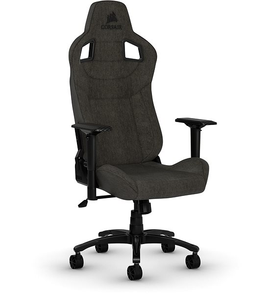 Gamer szék Corsair T3 RUSH, fekete Oldalnézet