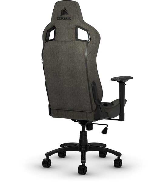 Gaming-Stuhl Corsair T3 RUSH, schwarz Rückseite
