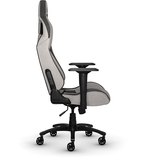 Gaming Chair Corsair T3 RUSH, Grey-Black Lateral view