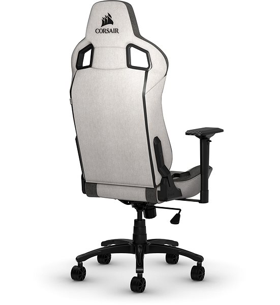 Gamer szék Corsair T3 RUSH, szürke-fekete Hátoldal