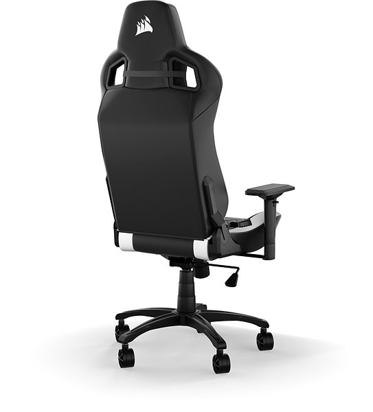 Gaming-Stuhl Corsair T1 RACE (2023) Leatherette schwarz und weiß ...