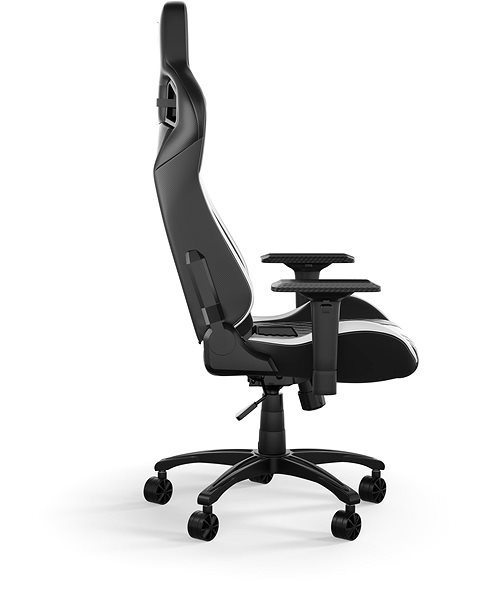 Gaming-Stuhl Corsair T1 RACE (2023) Leatherette schwarz und weiß ...
