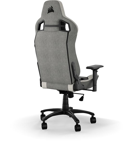 Gaming Chair Corsair T3 RUSH (2023) Fabric Grey and White ...