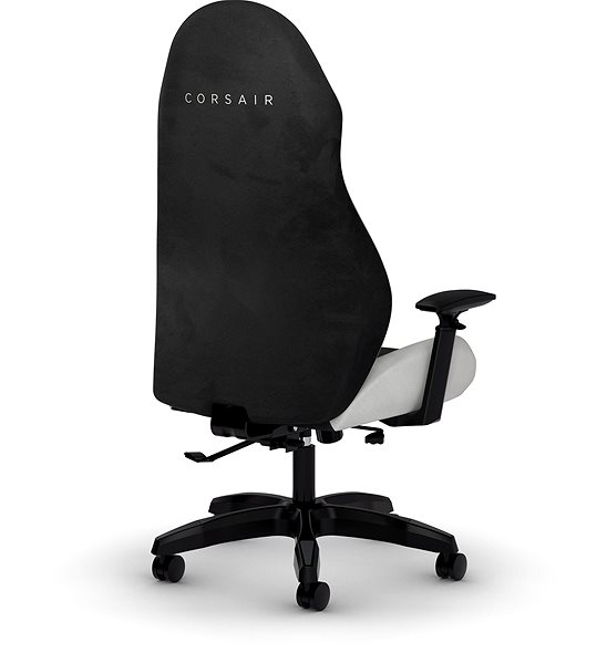 Gaming-Stuhl Corsair TC60 FABRIC Relaxed Fit - weiß Rückseite