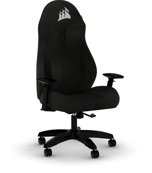 Gaming-Stuhl Corsair TC60 FABRIC Relaxed Fit - schwarz Seitlicher Anblick