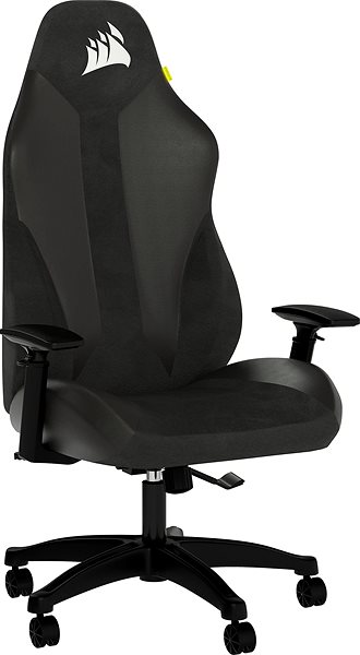 Gamer szék Corsair TC70 REMIX Relaxed Fit, fekete Oldalnézet
