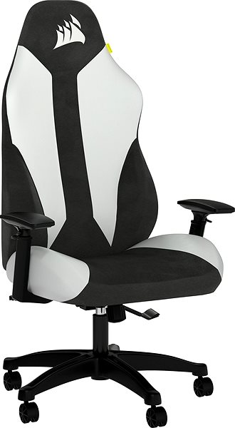 Gaming-Stuhl Corsair TC70 REMIX Relaxed Fit - weiß Seitlicher Anblick
