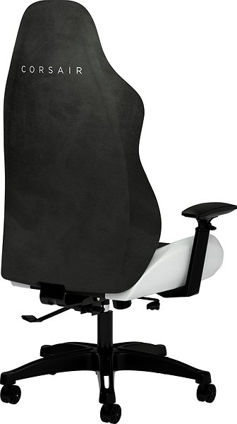 Gamer szék Corsair TC70 REMIX Relaxed Fit, fehér Hátoldal