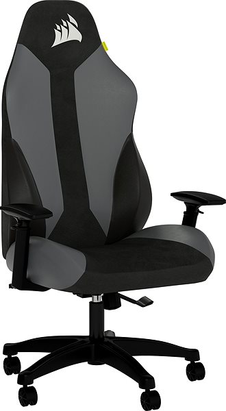Gamer szék Corsair TC70 REMIX Relaxed Fit, szürke Oldalnézet