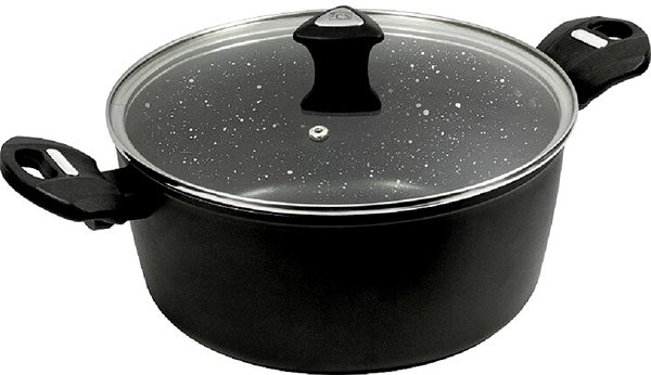Pot CS Solingen Casserole with marble coating MARBURG 24cm ...