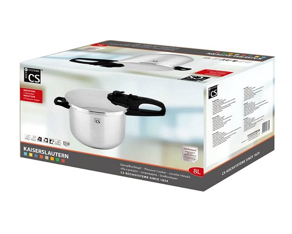 Pressure Cooker CS Solingen KAISERSLAUTERN 8l Packaging/box
