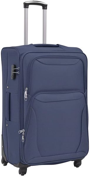 Sada kufrů Shumee 3dílná souprava měkkých kufrů na kolečkách, tmavě modrá ...