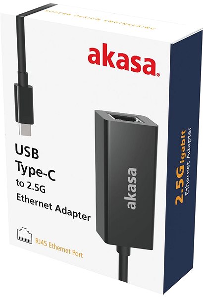 Port-Replikator AKASA - USB Typ-C zu 2.5G Ethernet Adapter / AK-CBCA29-18BK ...