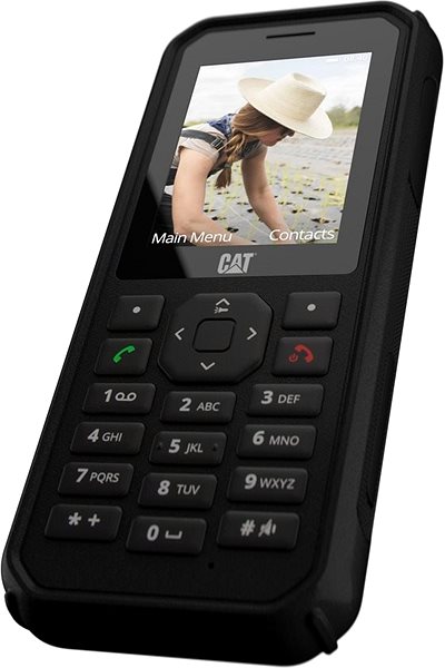 Mobilný telefón CAT B40 čierny Lifestyle 2